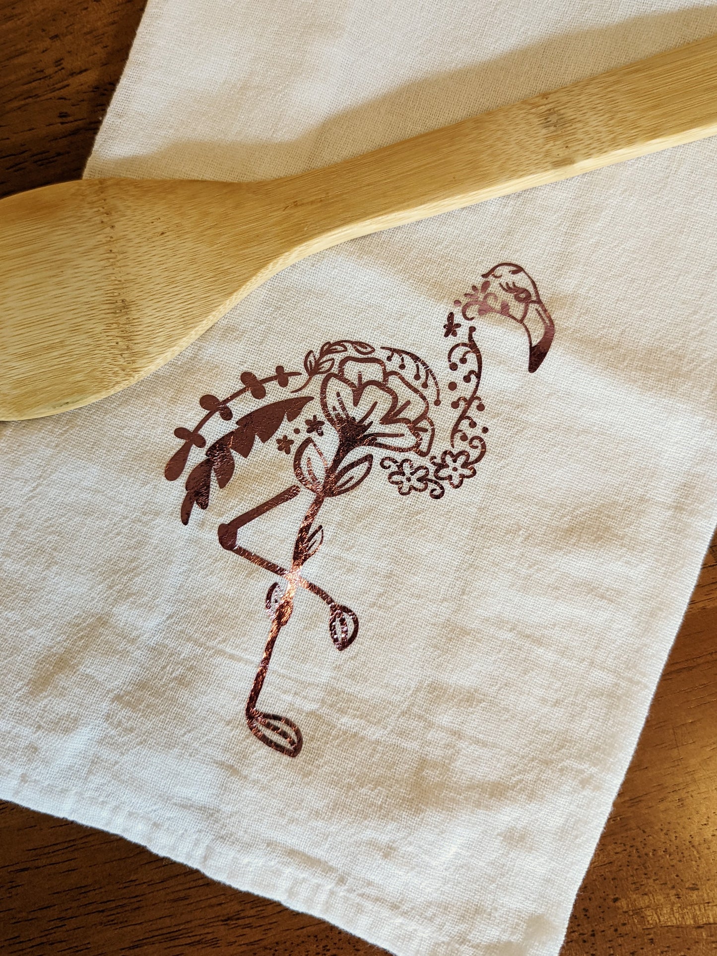 Flamingo Dish Towel