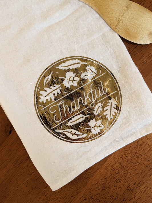 Thankful Dish Towel