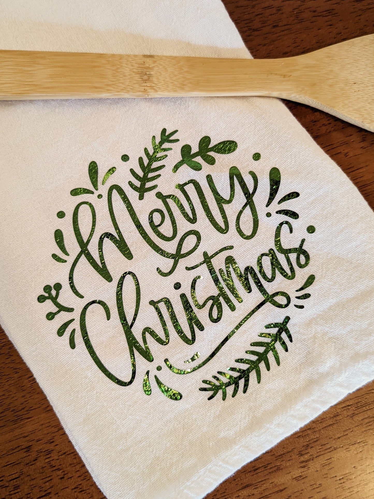 Merry Christmas Dish Towel